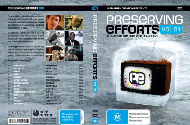 Preserving Efforts Vol.1 DVD