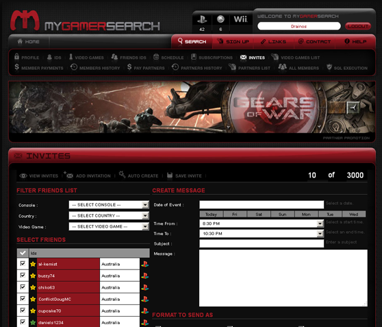 MyGamerSearch.com Website