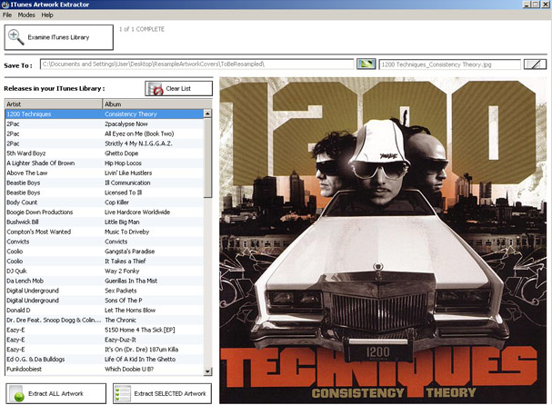 ITunes Artwork Extractor