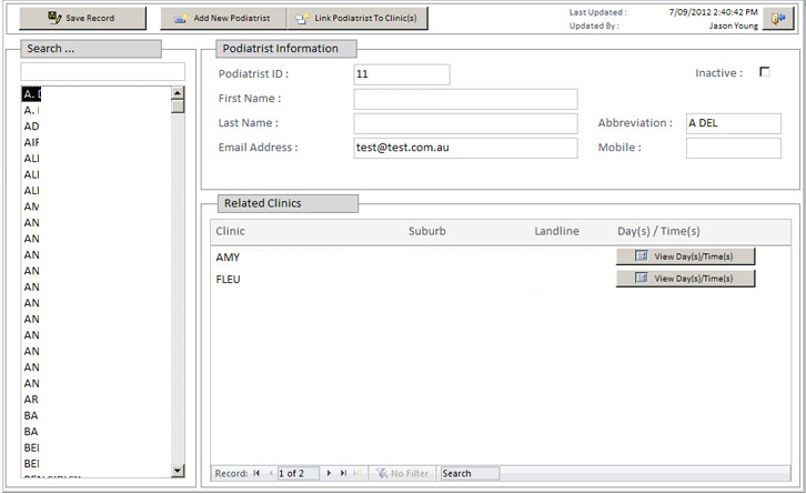 Accounts System